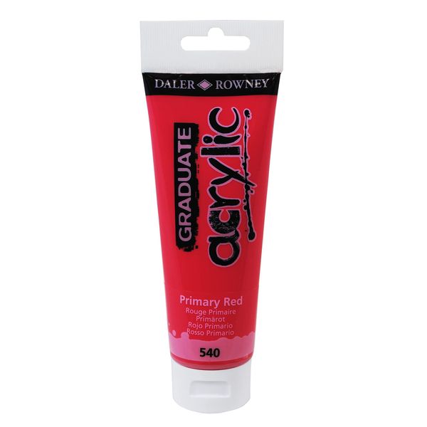 Daler Rowney Graduate Acrylic Paint Primary Red 120 Ml 1 Pz-image