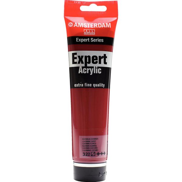 Amsterdam Expert Series Vernice Acrilica In Tubetto 150 Ml Carmine Scuro 322-image
