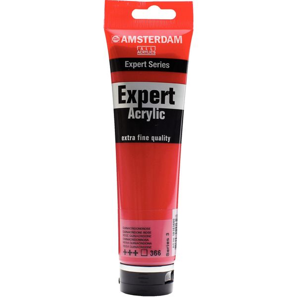 Amsterdam Serie Expert Colore Acrilico In Tubetto 150 Ml Rosa Quinacridone 366-image
