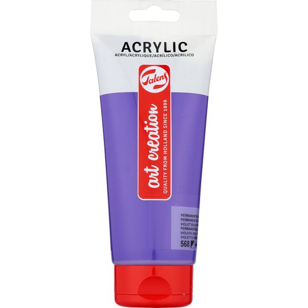 Talens Art Creation Tubo Di Vernice Acrilica 200 Ml Blu Permanente Viola 568-image