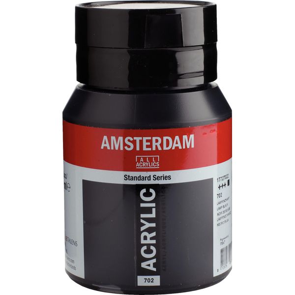 Amsterdam Serie Standard Flacone Di Vernice Acrilica 500 Ml Lampada Nera 702-image