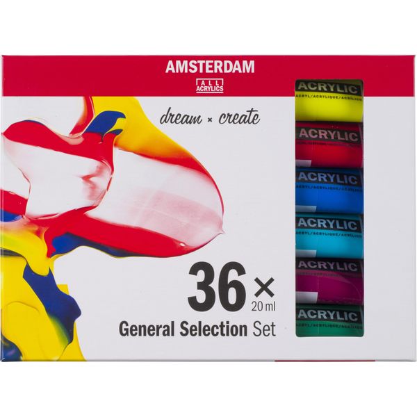 Royal Talens17820437 Royal Talens Vernice Acrilica Amsterdam Selezione Generale, 36X20Ml-image