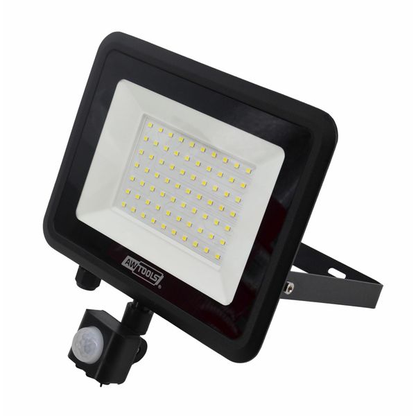 Awtools Riflettore Slim Smd Led 50W Movimento-image