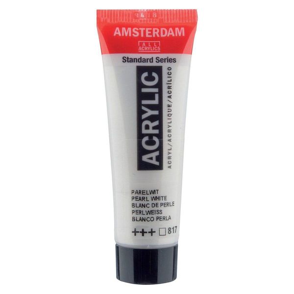 Amsterdam | Vernice Acrilica In Tubetto 20 Ml Bianco Perla 817-image