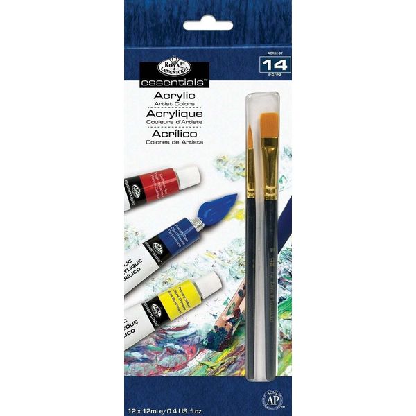 Royal & Langnickel ACR12 Set Di Colori Acrilici 12 X 12 Ml 14 Pz-image
