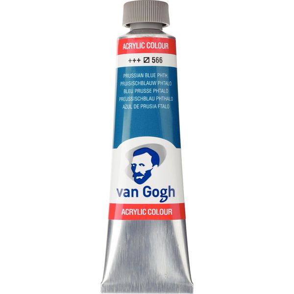 Van Gogh 22055660 Vernice Acrilica Blu Di Prussia Phthalo 40 Ml 1 Pz-image