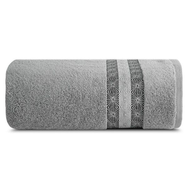 Asciugamano 70X140 Malika In Spugna Argento 500G/M2 Eurofirany-image