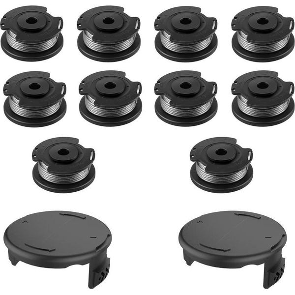Inf Set Di Bobina Di Ricambio E Copertura Per Tagliabordi Bosch 10 Bobine-image