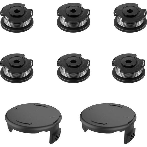 Inf Set Di Bobina E Coperchio Di Ricambio Per Tosaerba Bosch 6 Bobine-image