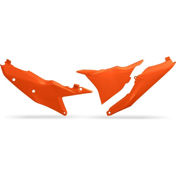 Pannelli Laterali Ufo Plast Per Modelli Ktm Realizzati In H Arancione-image