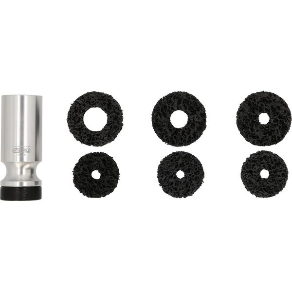 Ks-Tools 100.5090 Set Di Smerigliatrici Per Mozzi A Vite Prigioniera Z, Ø 50 / 60 Mm, 7 Pz-image