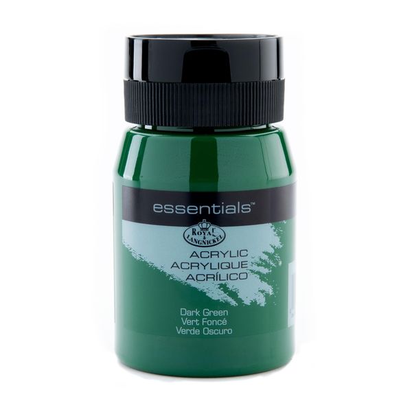 Royal & Langnickel Vernice Acrilica Essentials, 500 Ml, Verde Scuro-image