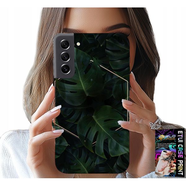 Custodia Per Samsung Galaxy S21 Fe - Foglie Eleganti Design Alla Moda Della Custodia-image