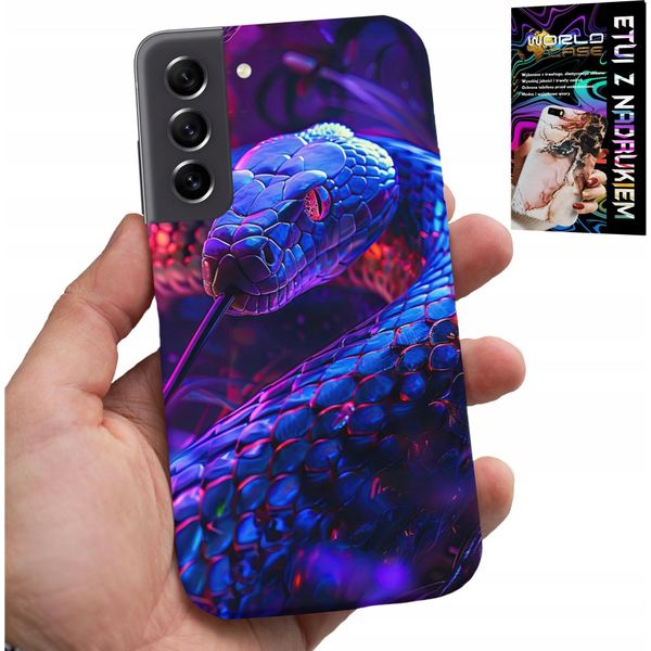 Custodia Per Samsung Galaxy S21 Fe - Serpente Cobra Serpente A Sonagli Custodia Rettile + Pellicola-image
