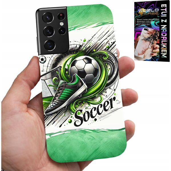 Etui Per Samsung Galaxy S21 Ultra - Calcio, Caso Calcio + Folia-image
