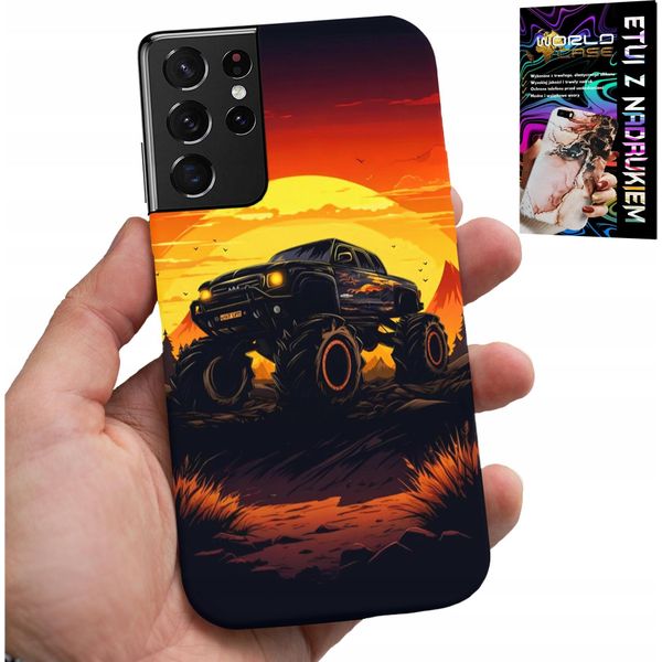 Etui Per Samsung Galaxy S21 Ultra - Monstertruck, Taglio, Wizard + File-image