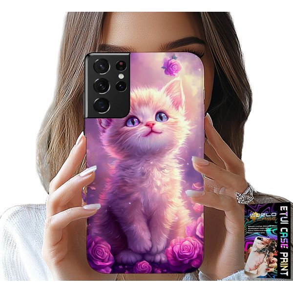 Etui Per Samsung Galaxy S21 Ultra - Gatto Dolce, Gatto, Disegni Animali-image