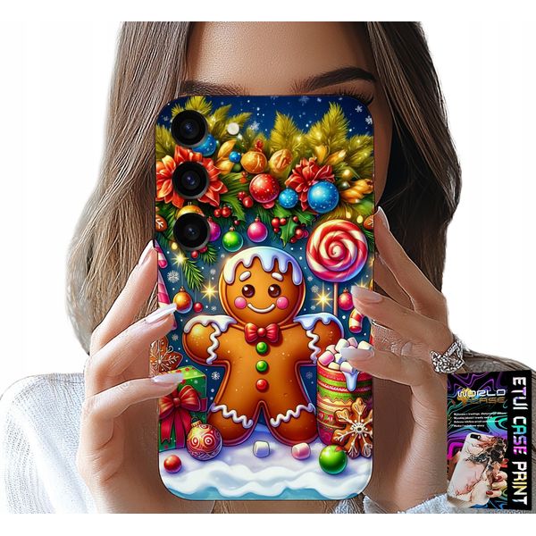 Custodia Per Samsung Galaxy S23 - Pan Di Zenzero, Disegni Di Caramelle + Vetro-image