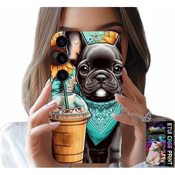 Custodia Per Samsung Galaxy S23 Plus - Bulldog Coffi Love, Girasoli, Custodia Psi-image