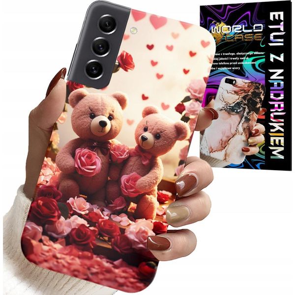 Custodia Per Samsung Galaxy S22 Plus - Orsacchiotti, Ti Amo, Cuori Molti Disegni Della Custodia-image