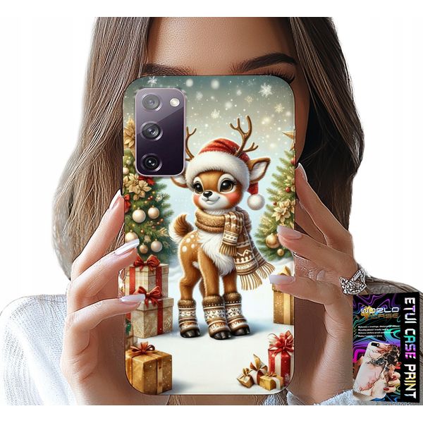 Custodia Per Samsung Galaxy S20 Fe - Renna, Disegni Natalizi + Vetro-image