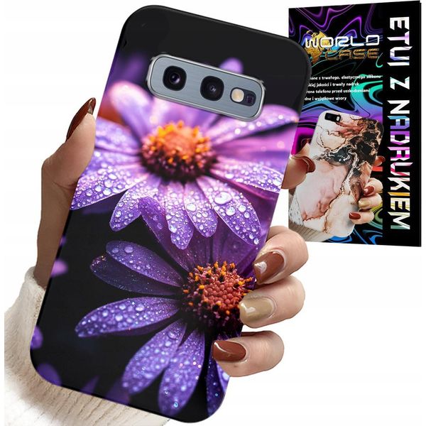 Custodia Per Samsung Galaxy S10E - Custodia Cover Fiori Rosa Margherita-image