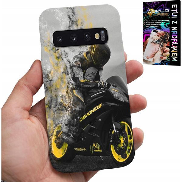 Custodia Per Samsung Galaxy S10 - Moto Fan Molti Disegni Posteriori-image