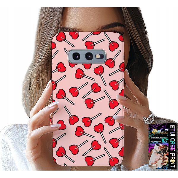 Custodia Per Samsung Galaxy S10E - Custodia Femminile E Alla Moda Con Design A Cuore Lecca-Lecca-image