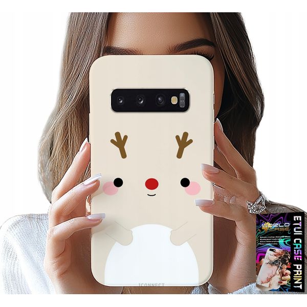 Custodia Per Samsung Galaxy S10 - Renna, Renna, Disegni Natalizi-image