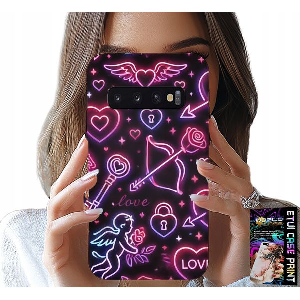 Custodia Per Samsung Galaxy S10 - Custodia San Valentino, Bottino, Cupido, Cuori-image