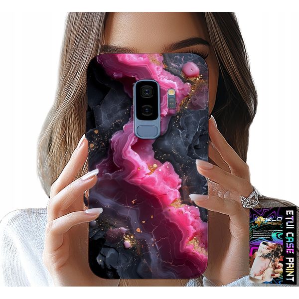 Custodia Per Samsung Galaxy S9 Plus - Retro In Marmo Rosa, Design Alla Moda-image
