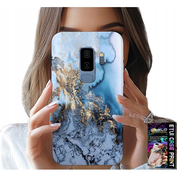 Custodia Per Samsung Galaxy S9 Plus - Design Donna In Marmo + Pellicola-image