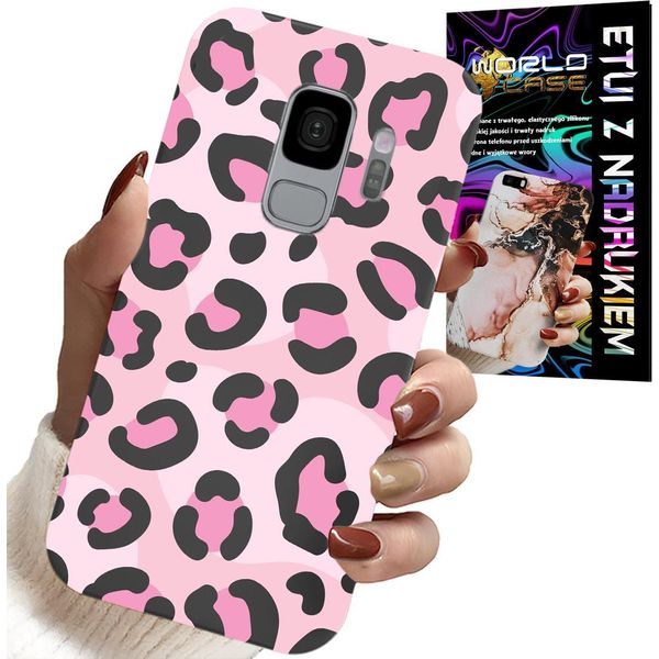 Custodia Per Samsung Galaxy S9 - Design Femminile Con Stampa Leopardata Rosa-image