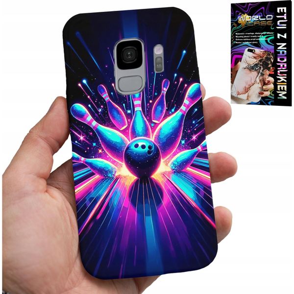 Custodia Per Samsung Galaxy S9 - Cover Bowling Strike, Retro-image