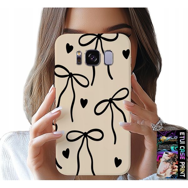 Custodia Per Samsung Galaxy S8 - Fiocco Beige Disegni Moda-image
