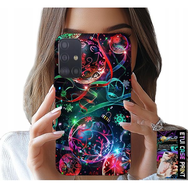 Custodia Per Samsung Galaxy M31S - Baubles Natalizi, Albero Di Natale, Custodia + Pellicola-image