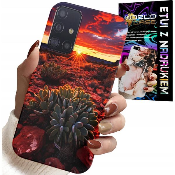 Custodia Per Samsung Galaxy M31S - Deserto Messicano Opinioni Custodia + Vetro-image