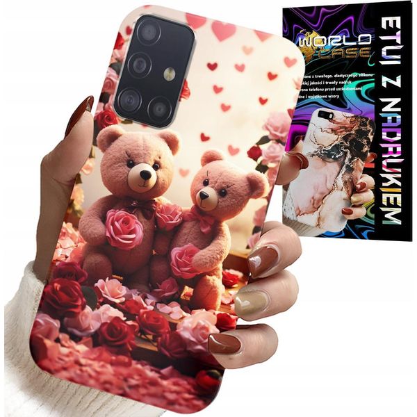 Custodia Per Samsung Galaxy M31S - Orsacchiotti, Ti Amo, Cuori Tanti Design Per La Custodia-image