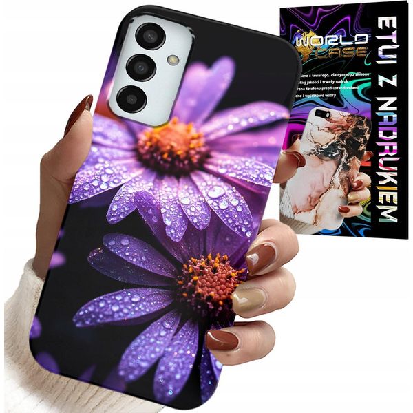 Custodia Per Samsung Galaxy M23 - Custodia Cover Fiori Rosa Margherita-image