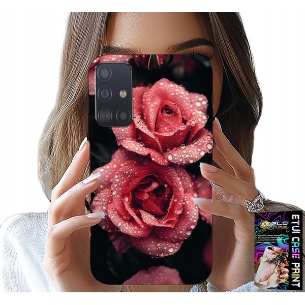 Custodia Per Samsung Galaxy M31S - Bellissime Rose Rosa, Motivi Floreali, Custodia-image