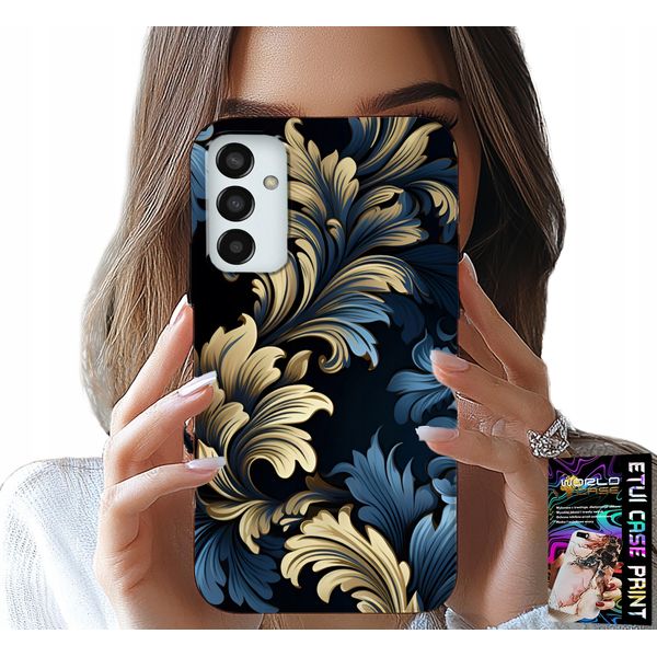 Custodia Per Samsung Galaxy M13 4G - Elegante Custodia D'oro Con Design Alla Moda-image