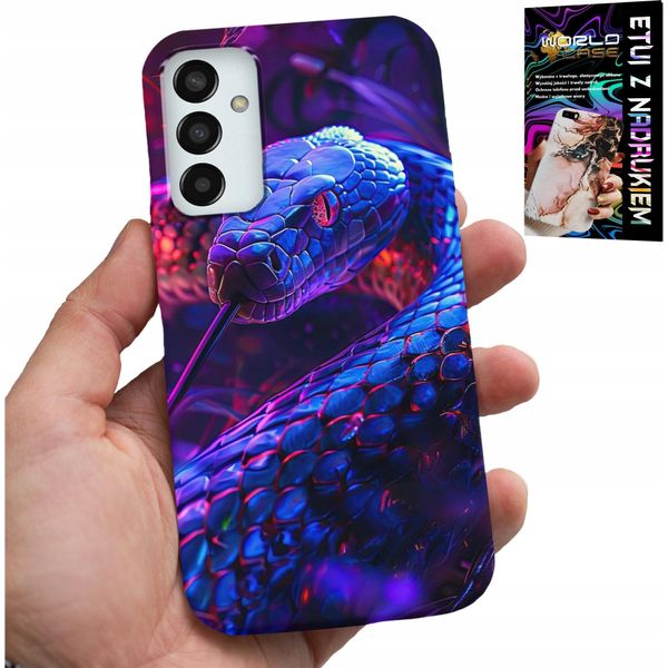 Custodia Per Samsung Galaxy M13 4G - Serpente Cobra Serpente A Sonagli Custodia Rettile + Pellicola-image