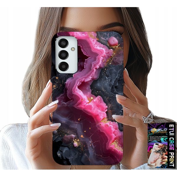 Custodia Per Samsung Galaxy M23 - Retro In Marmo Rosa, Design Alla Moda-image
