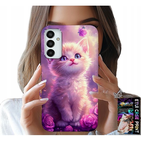 Custodia Per Samsung Galaxy M23 - Simpatico Gattino, Gatto, Disegni Con Animali-image