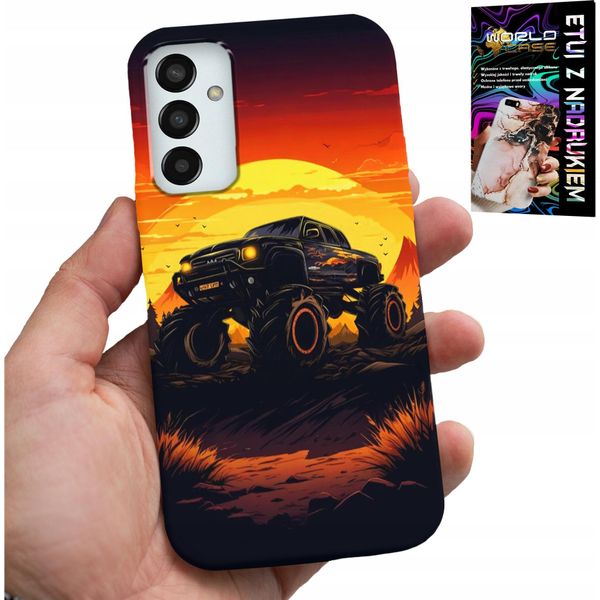 Custodia Per Samsung Galaxy M23 - Monstertruck, Camion, Design + Vetro-image