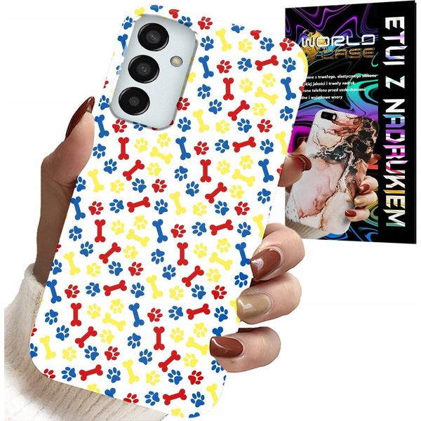 Custodia Per Samsung Galaxy M23 - Bone Paws Dog Patrol Cartoon + Vetro-image