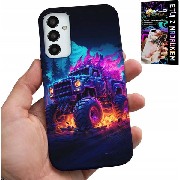 Custodia Per Samsung Galaxy M23 - Custodia Monstertruck Mega Truck Designs-image