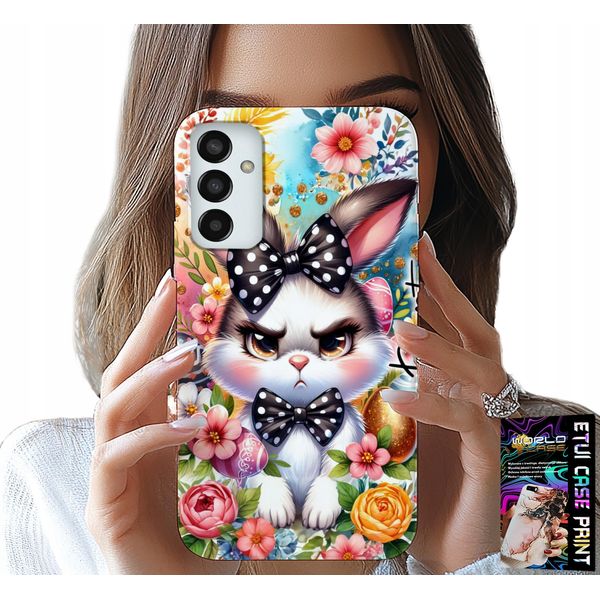 Custodia Per Samsung Galaxy M23 - Coniglio Pasquale, Lepre, Uova + Vetro-image