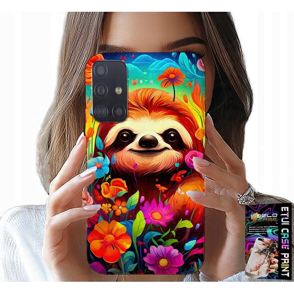 Custodia Per Samsung Galaxy A51 - Motivi Animali Koala Colorati + Vetro-image