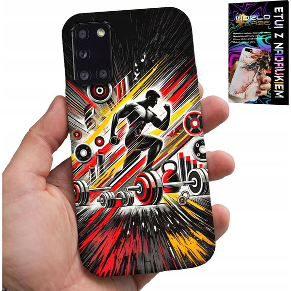 Custodia Per Samsung Galaxy A31 - Palestra Bodybuilding Bilancieri Fitness-image
